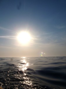 as we glide back from an day on l'île de la madeleine, happily laughing through the adventure